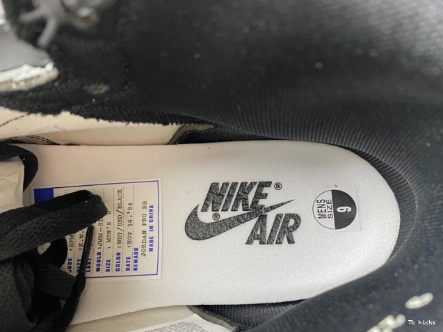 Reps TBK (2023) 1 85 Retro BQ4422-001 White High Black Jordan 0729